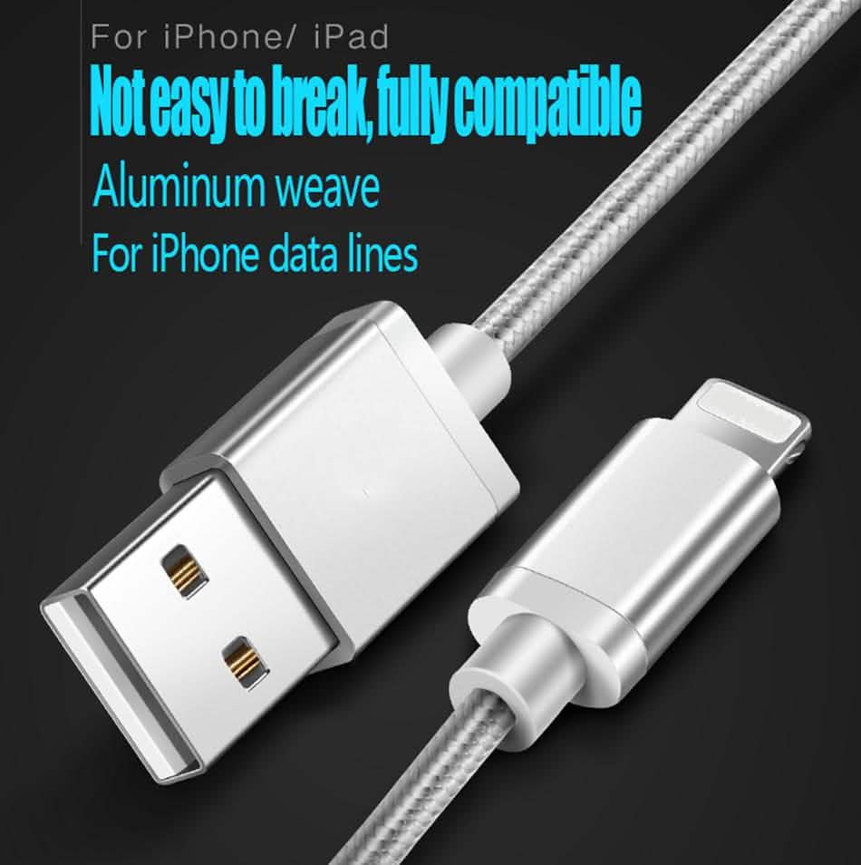 Experience unparalleled convenience Braided iPhone Lightning
