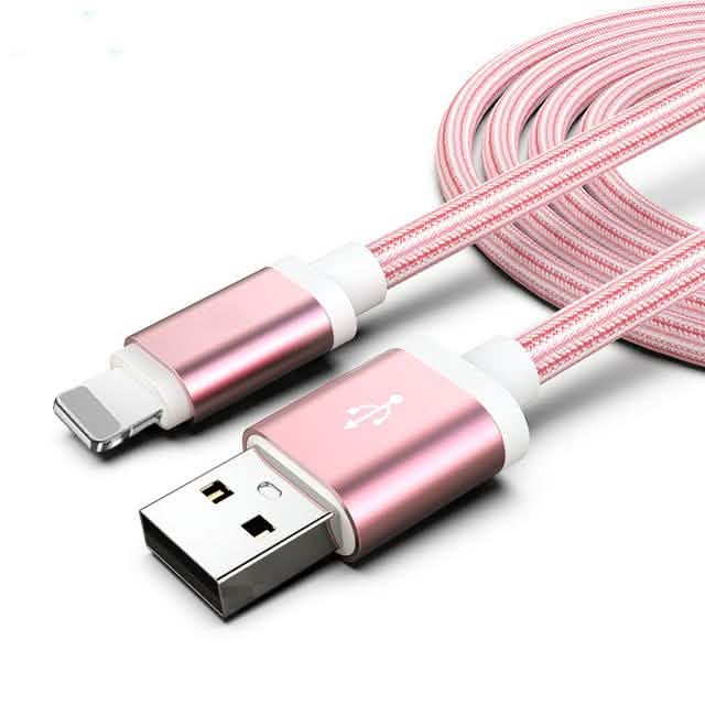 Experience unparalleled convenience Braided iPhone Lightning